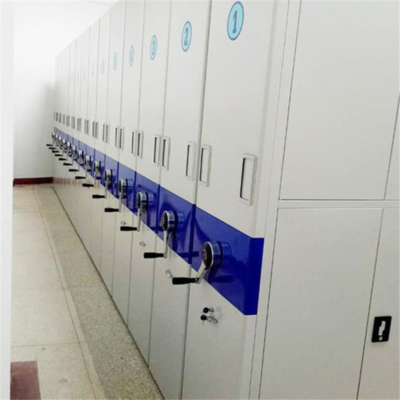 Space Optimization High-Density File Storage Library Compact Shelving Office Storage Manual Mobile Shelving