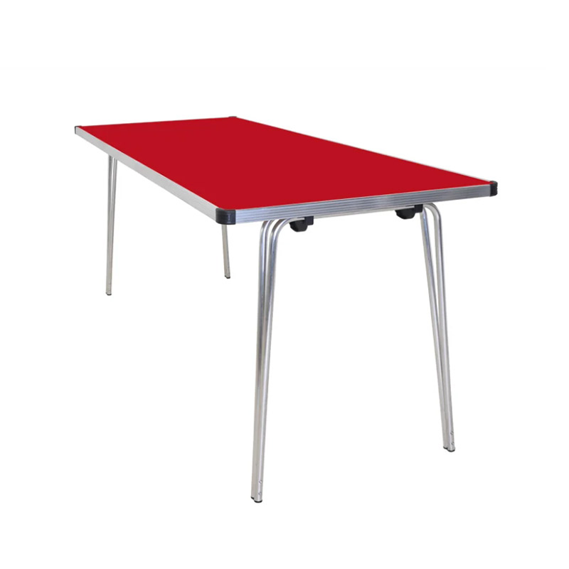 Outdoor Folding Dining Room Canteen Rectangle Shape Double Canteen Table