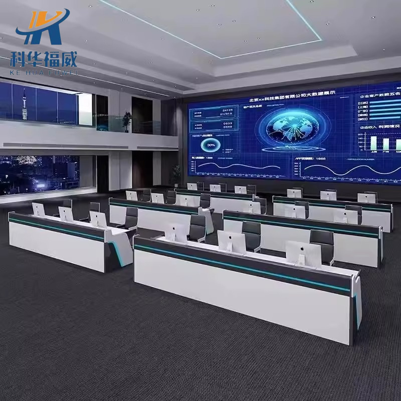 5g Network Monitoring Control Room Desk Furniture for Dispatch