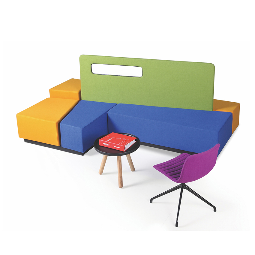 Customized Loose Furniture Public Bench Seating Leisure Seatin for Office Public Area