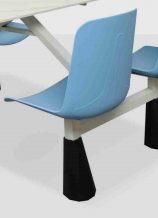 Morden Design School Canteen Simple Dining Table for 4 Chairs