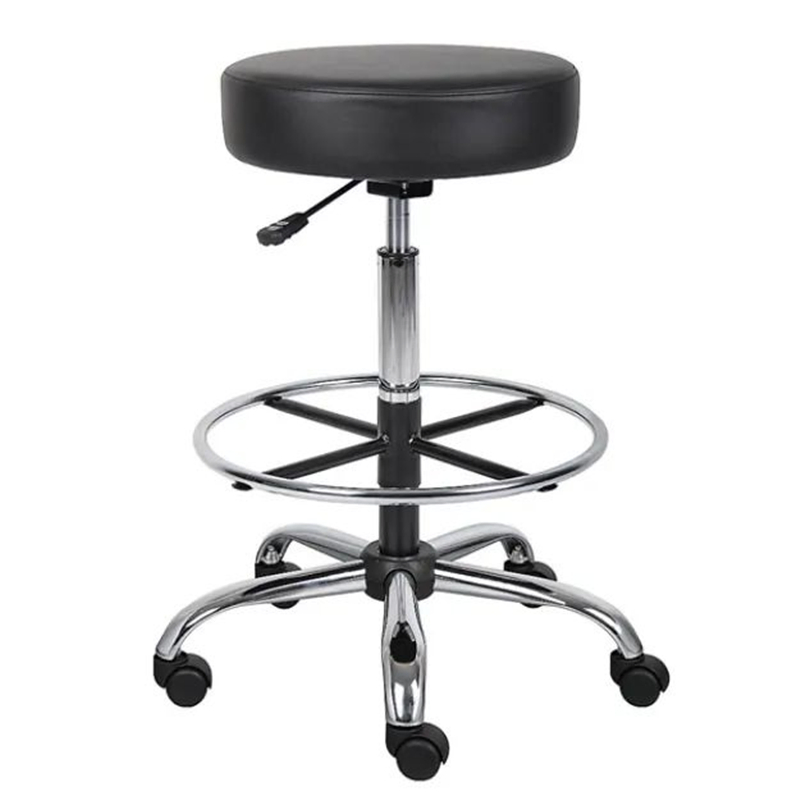 Integral Skin Foam Lab Stool Swiveling Chair Adjustable Dental Lab