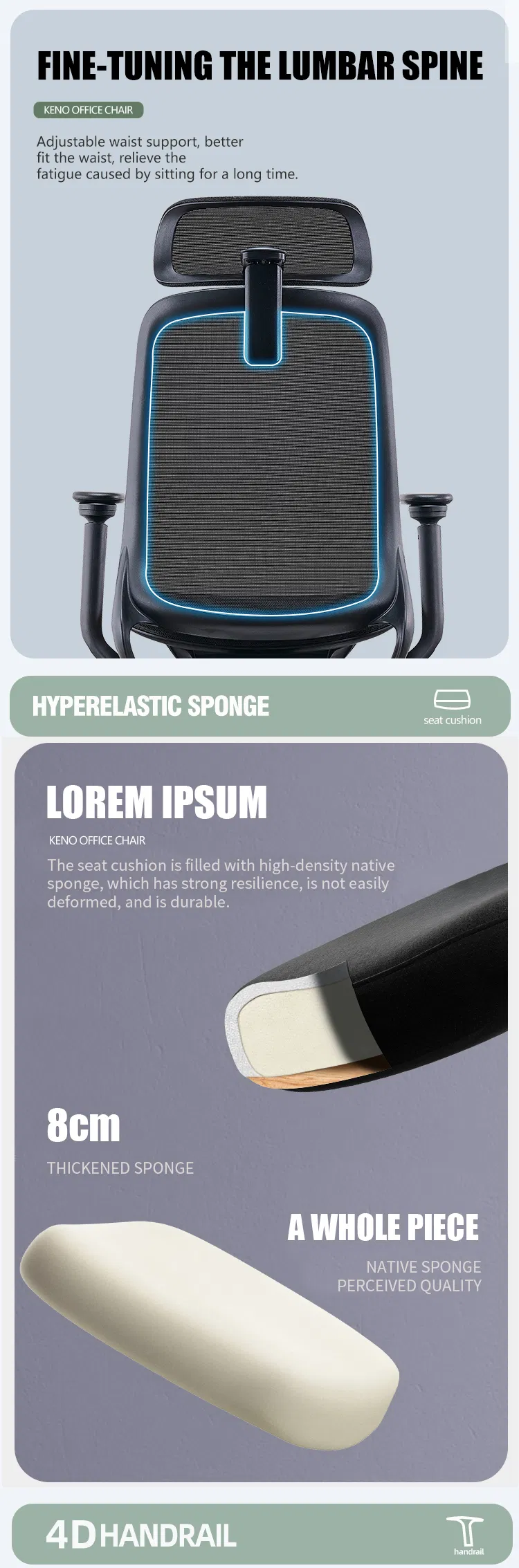 Ergonomic Mesh Chair View 2