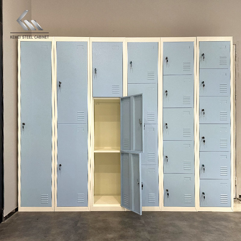 Discount Promotion Metal 3 Doors Gym Storage Locker Office Dormitory Staff Locker