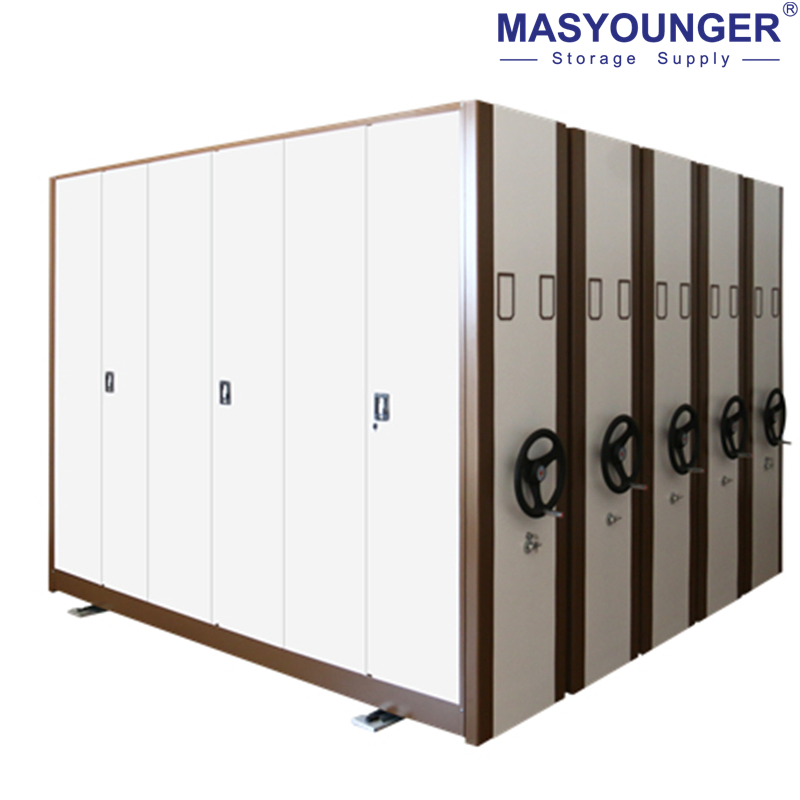 Favourable Library Furniture Mobile Shelving Steel Filing Cabinet Compact Shelving