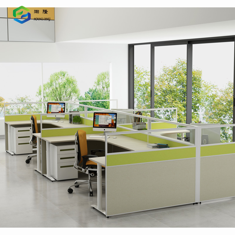 Collaborative Workspace Table Partition Modular Office Workstation Desks
