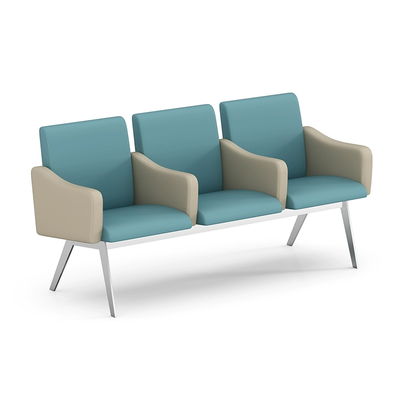 Hospital Leather Seating for Modern Waiting Rooms
