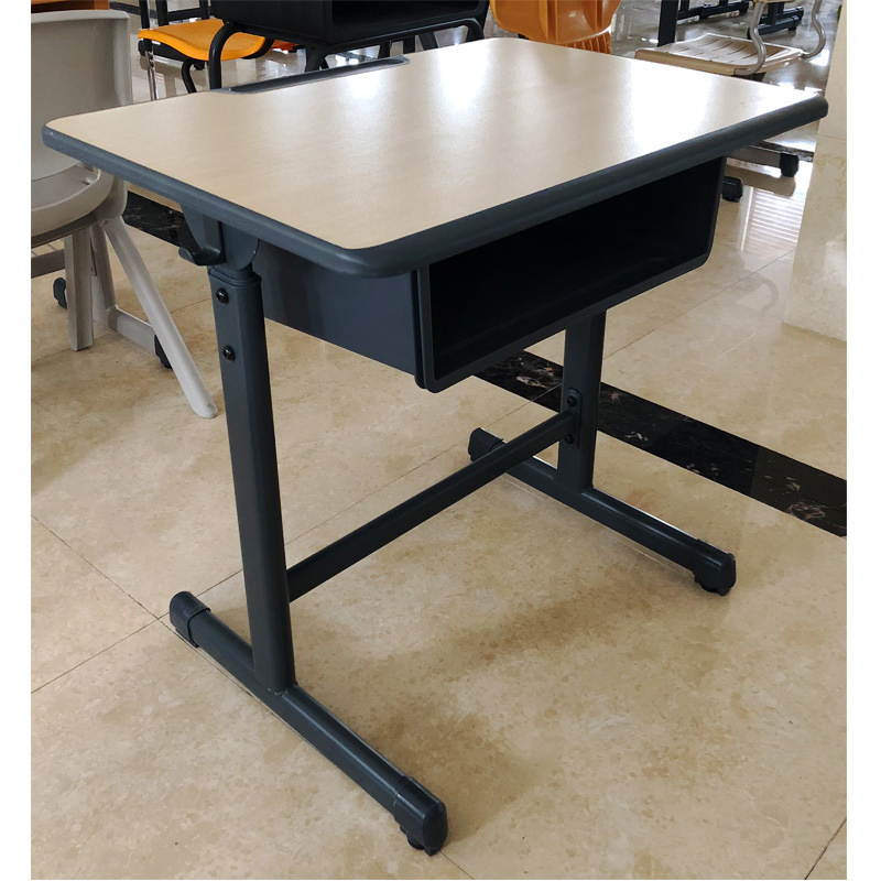 Height Adjustable Cheap High School Classroom Furniture Student Desk and Chair