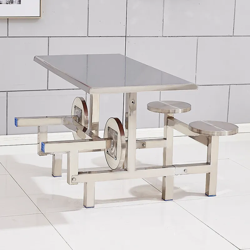 Stainless Steel School Canteen Dining Table 9