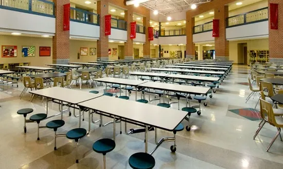 School Furniture Canteen Furniture Foldable Dining Table