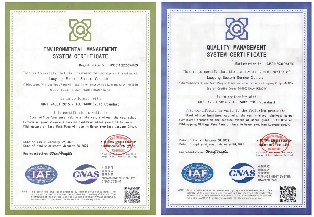 Certificates
