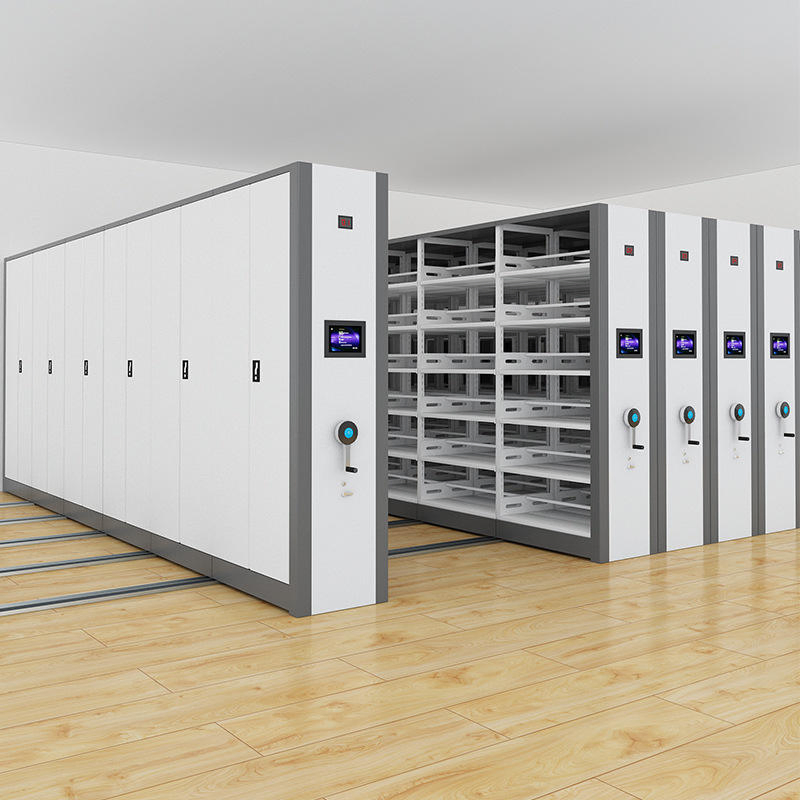 Office Filing Archive Storage Steel Custom Metal Mobile Library Shelving/Shelf