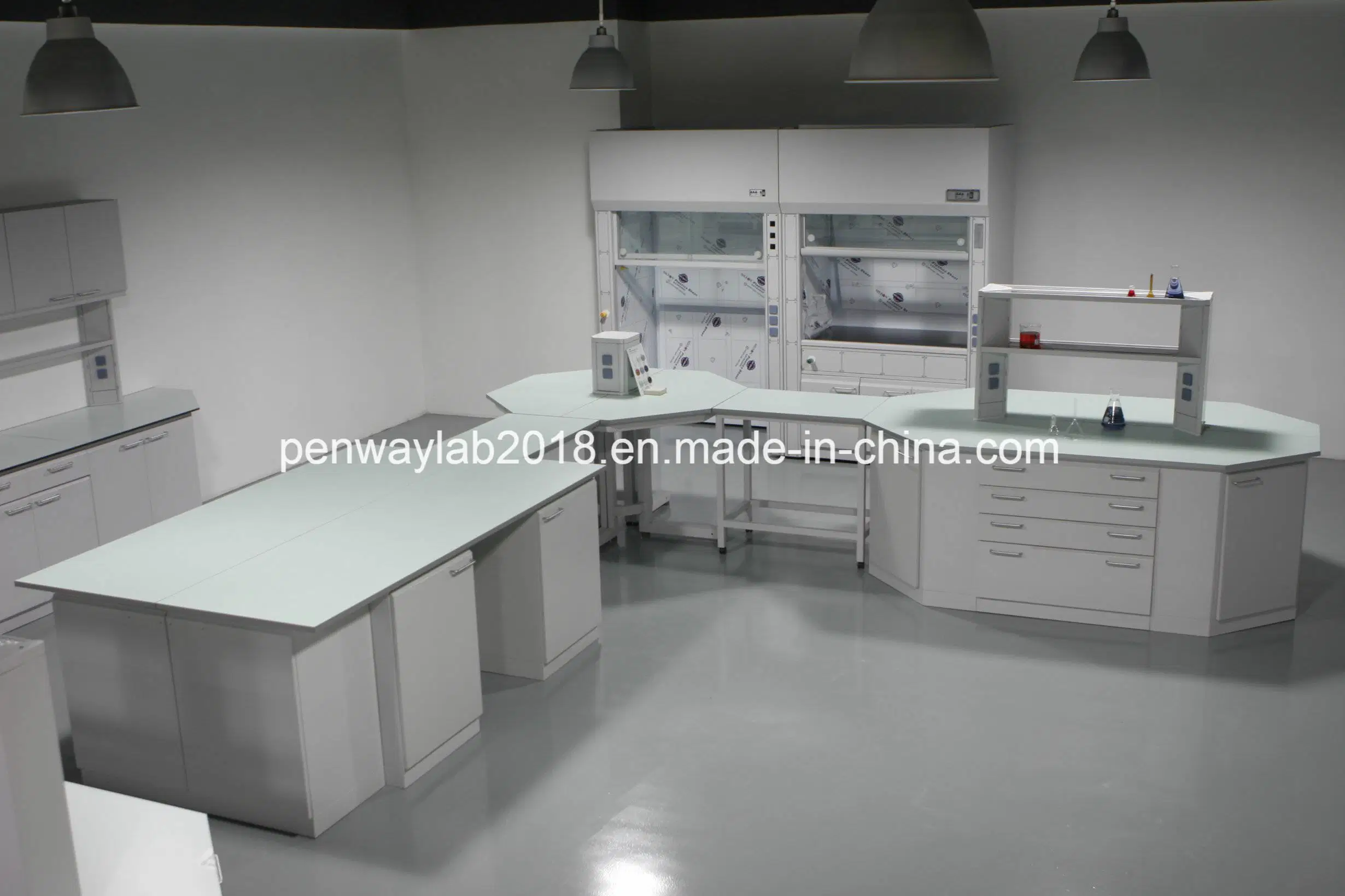 Durable Science School University Chemistry Steel Lab Bench Lab Furniture