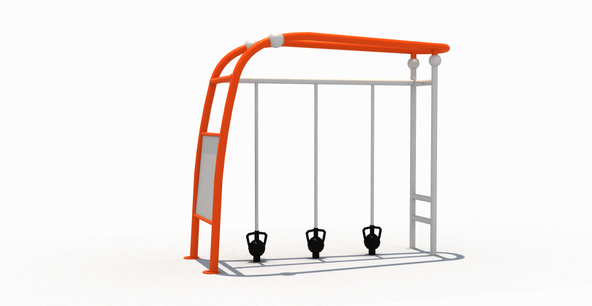 Durable Plastic Seesaw with Antiskid Design for Outdoor Play