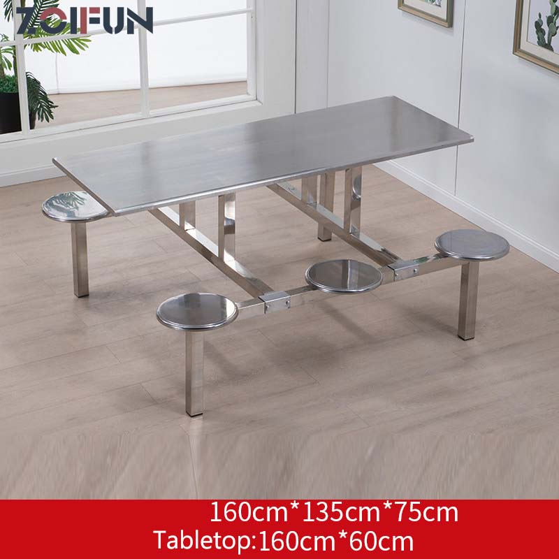Wholesale Factory Canteen Restaurant Furniture Dining Table Chairs