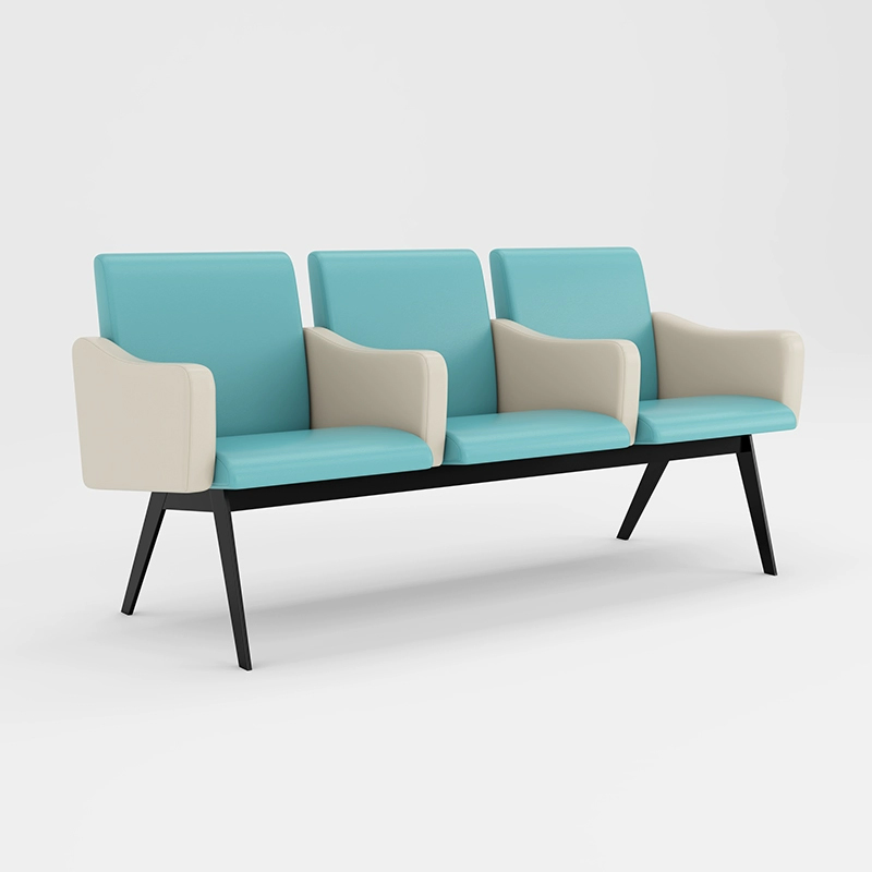 Hospital Leather Seating for Modern Waiting Rooms