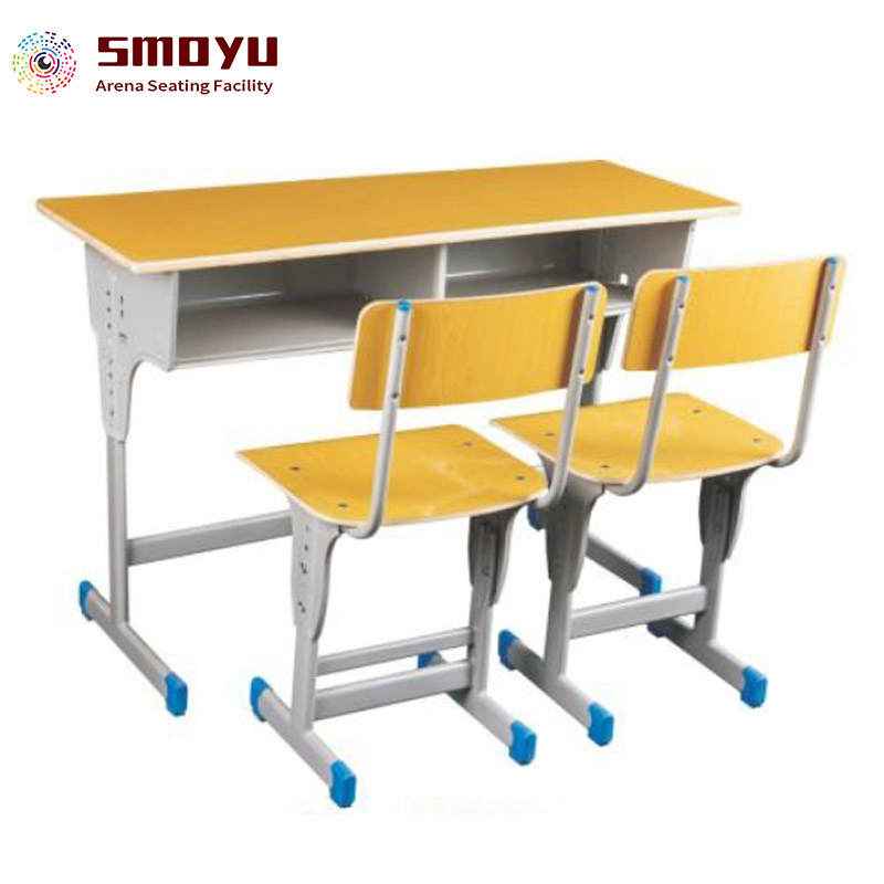 Modern Ergonomic Adjustable Height Single School Desk for Students