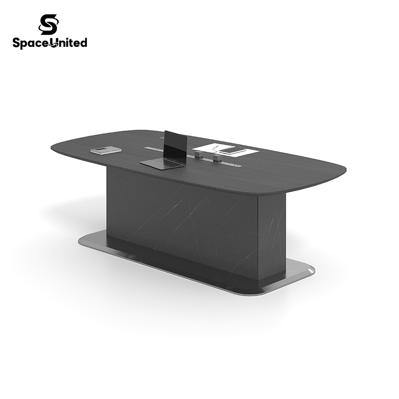 Spaceunited Premium Office Training Reception Meeting Room Luxury Oval Conference Table Commercial Office Furniture