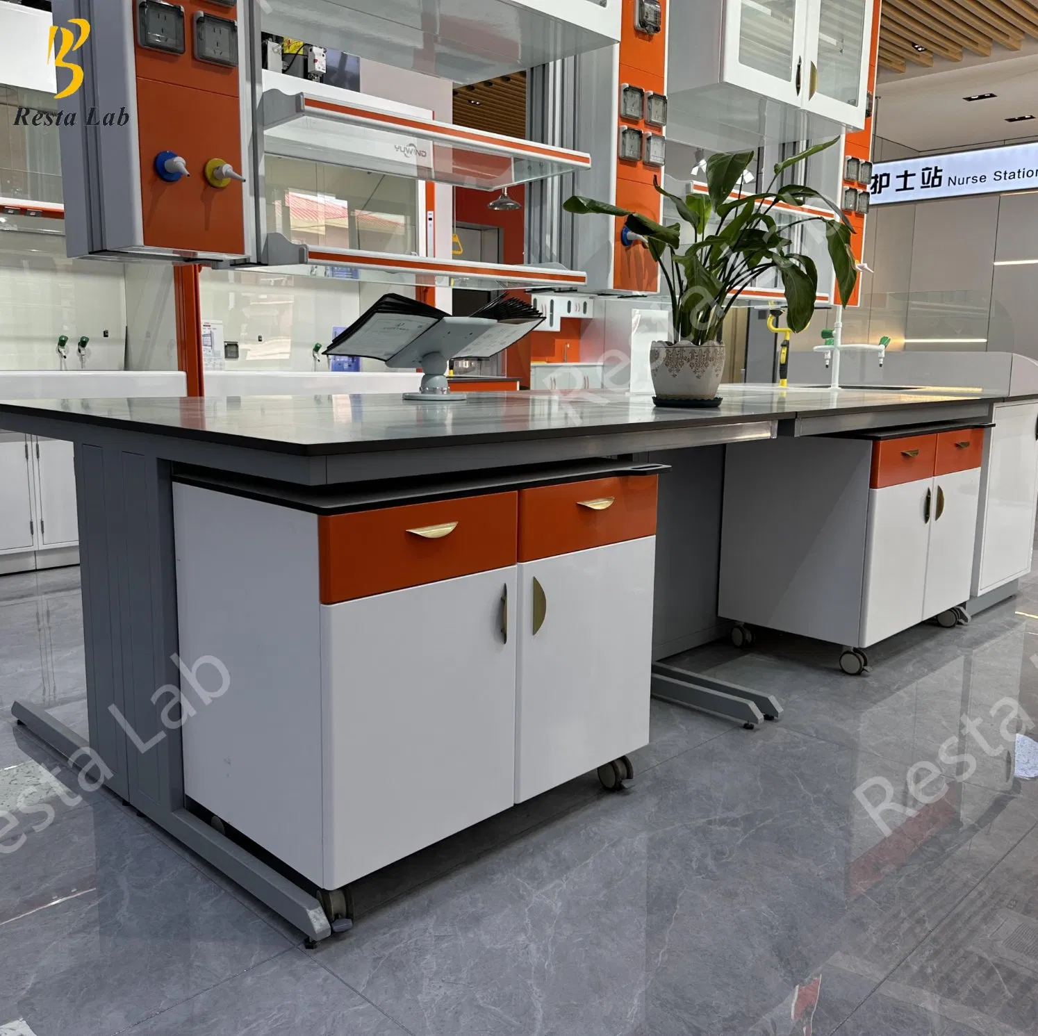Robust Steel Laboratory Table Furniture for Physical and Chemical Labs Supplier