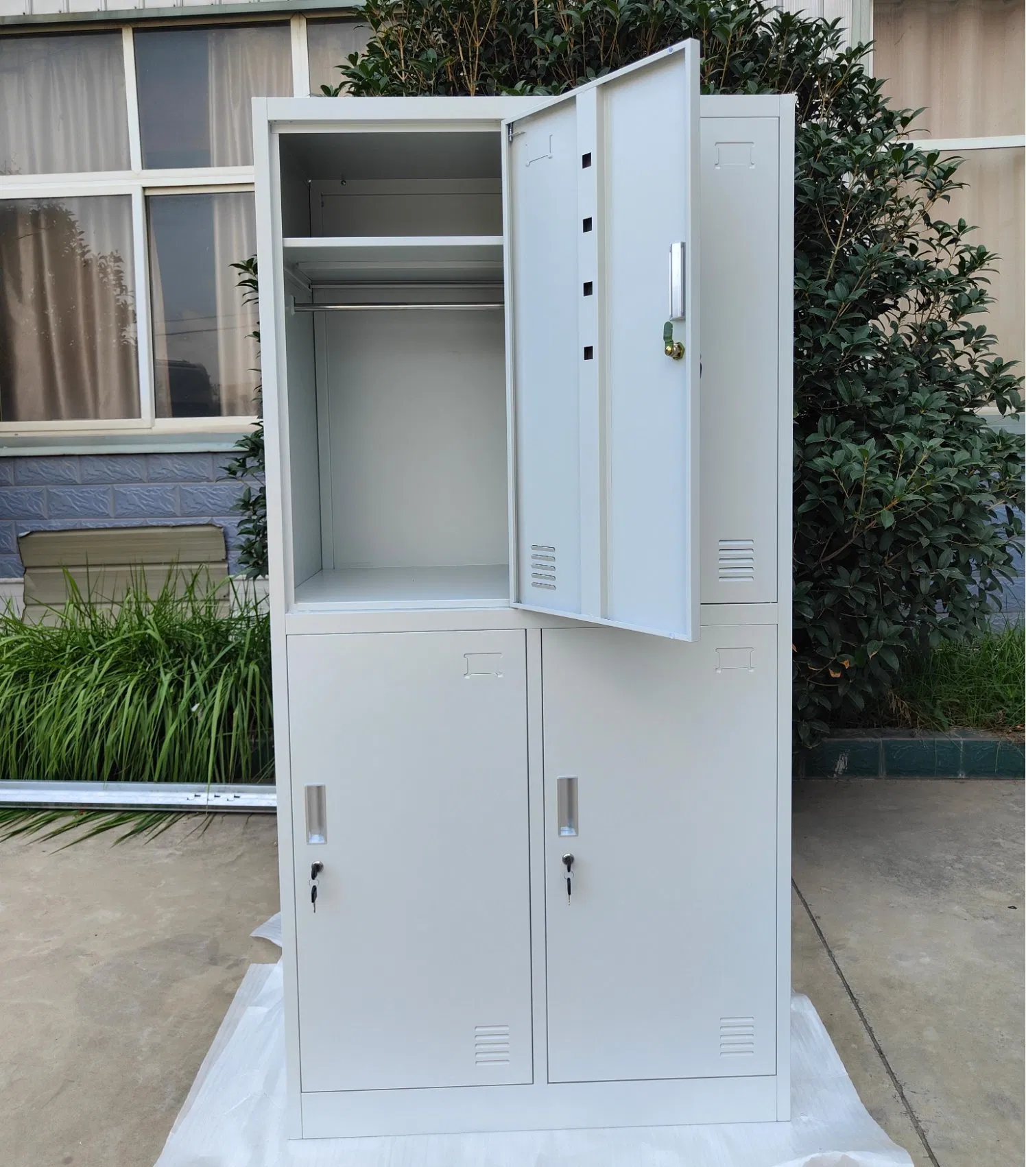 Metal Storage Cabinet Employee Steel Locker Office Home Metal File Locker for School Dormitory