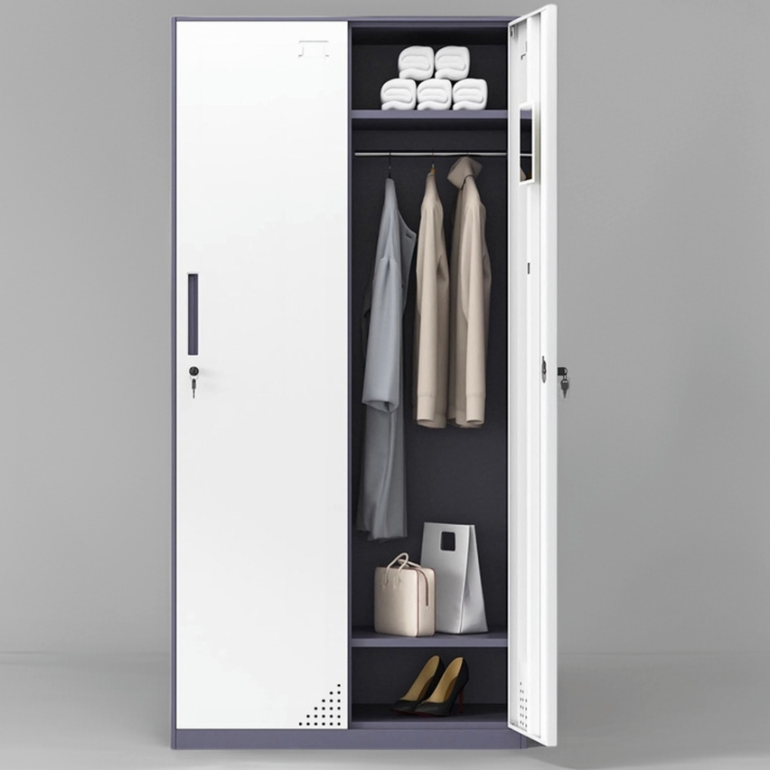 Gym Dormitory Office Home School Metal Storage 2 Door Locker