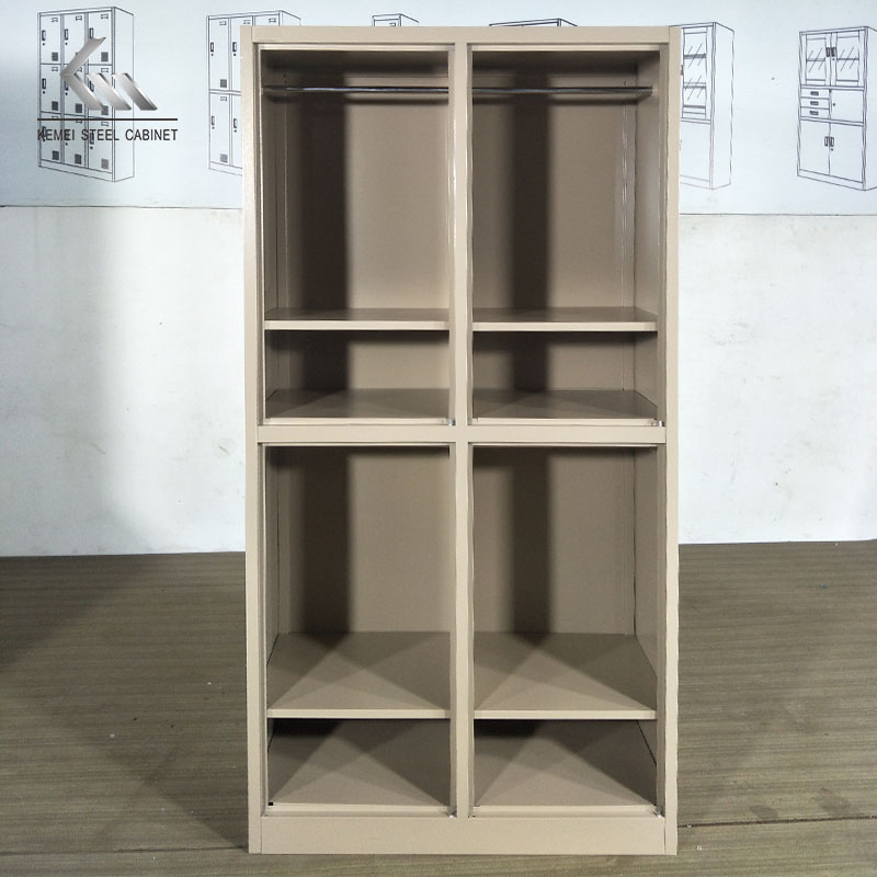 Kd Structure Gym Iron Locker Cabinet Steel Changing Room Dormitory Storage Metal 4 Doors Locker
