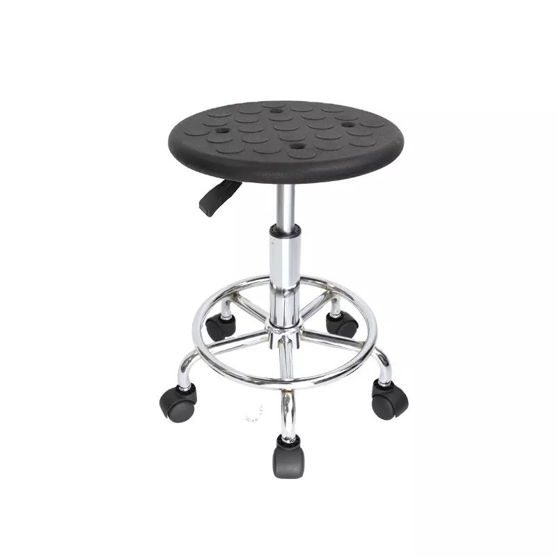 Adjustable Swivel Conductive Leather Lab Stool for Clinic