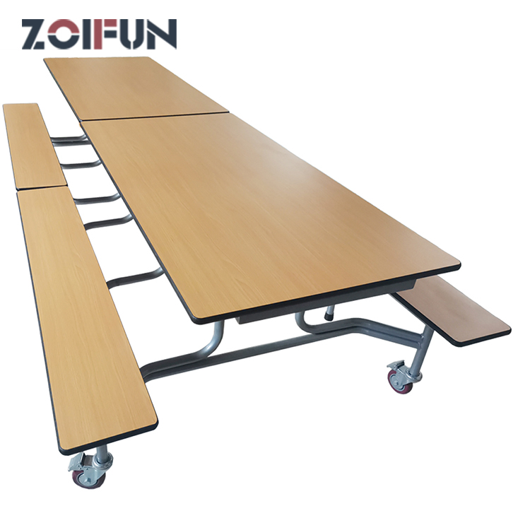 High Quality School Canteen Furniture School Canteen Dining Table with 12 Seaters