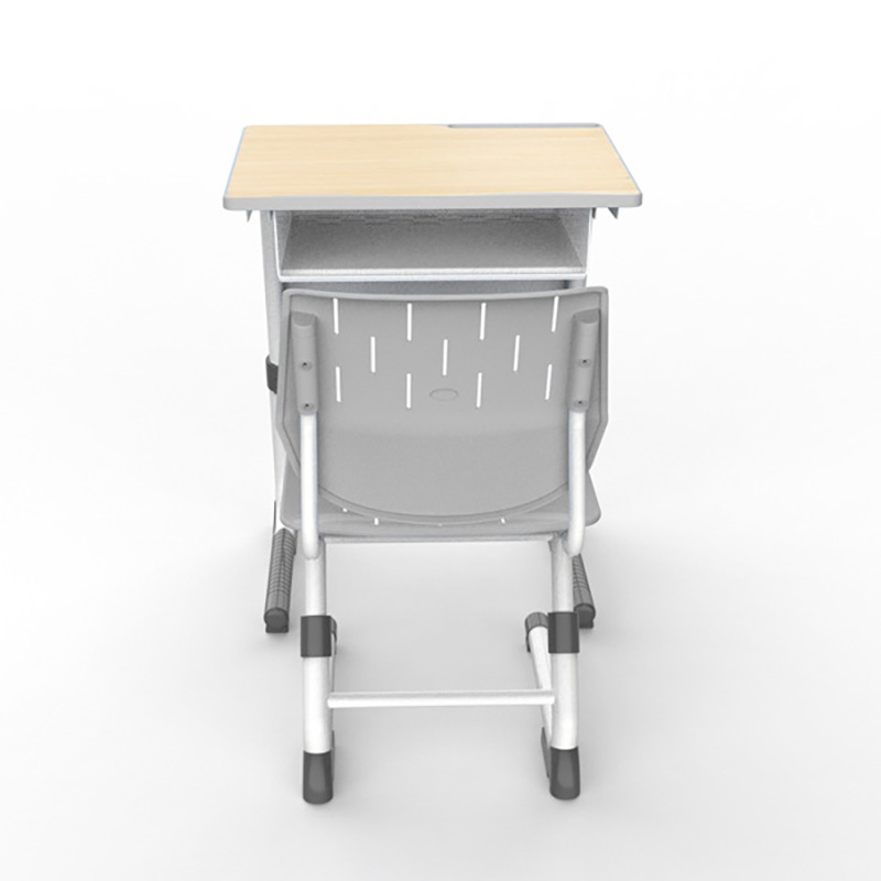 Factory Price Supplying Adjustable Height Single Student Desk with Chair School Furniture