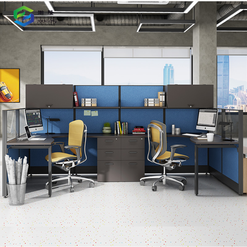 Professional Workspace Desk U Shaped Cubicle Partition for Offices