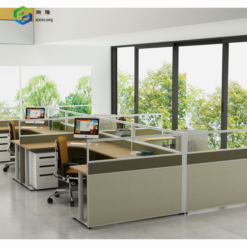Collaborative Workspace Table Partition Modular Office Workstation Desks