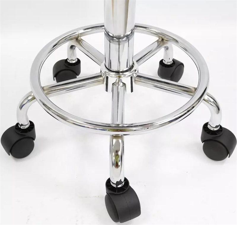 Adjustable Swivel Conductive Leather Lab Stool for Clinic