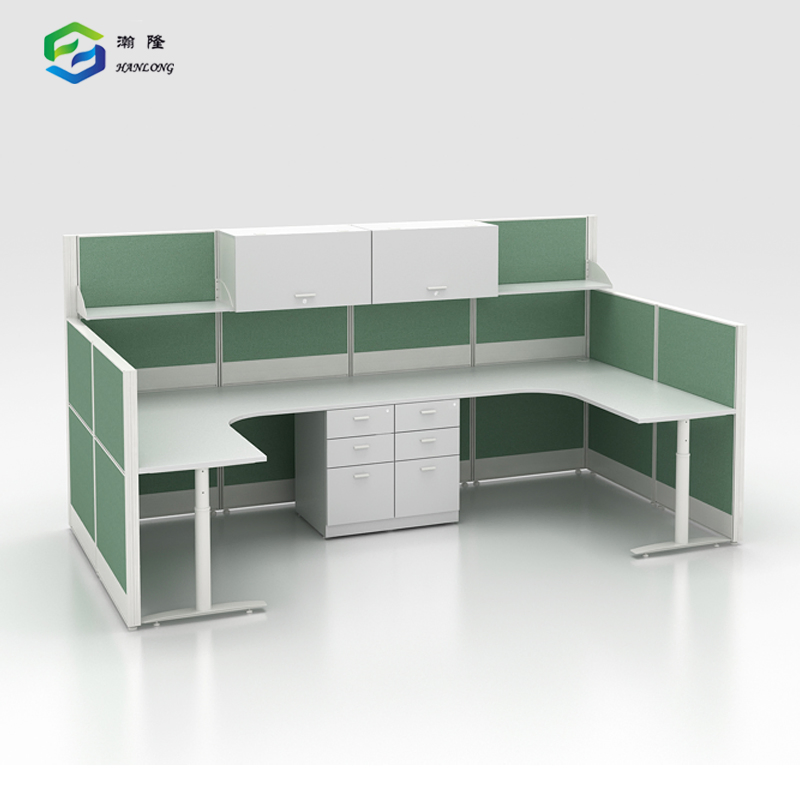 Professional Workspace Desk U Shaped Cubicle Partition for Offices