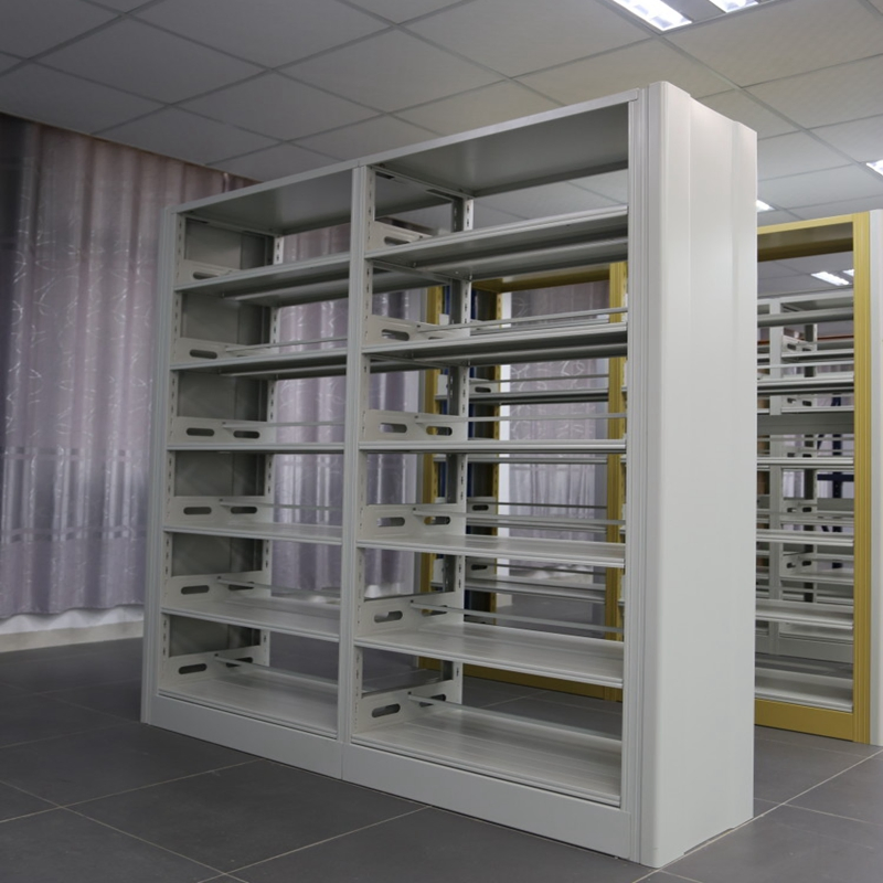 Factory Best Price Conventional Book Shelf Library Shelf Steel-Wood Bookshelf
