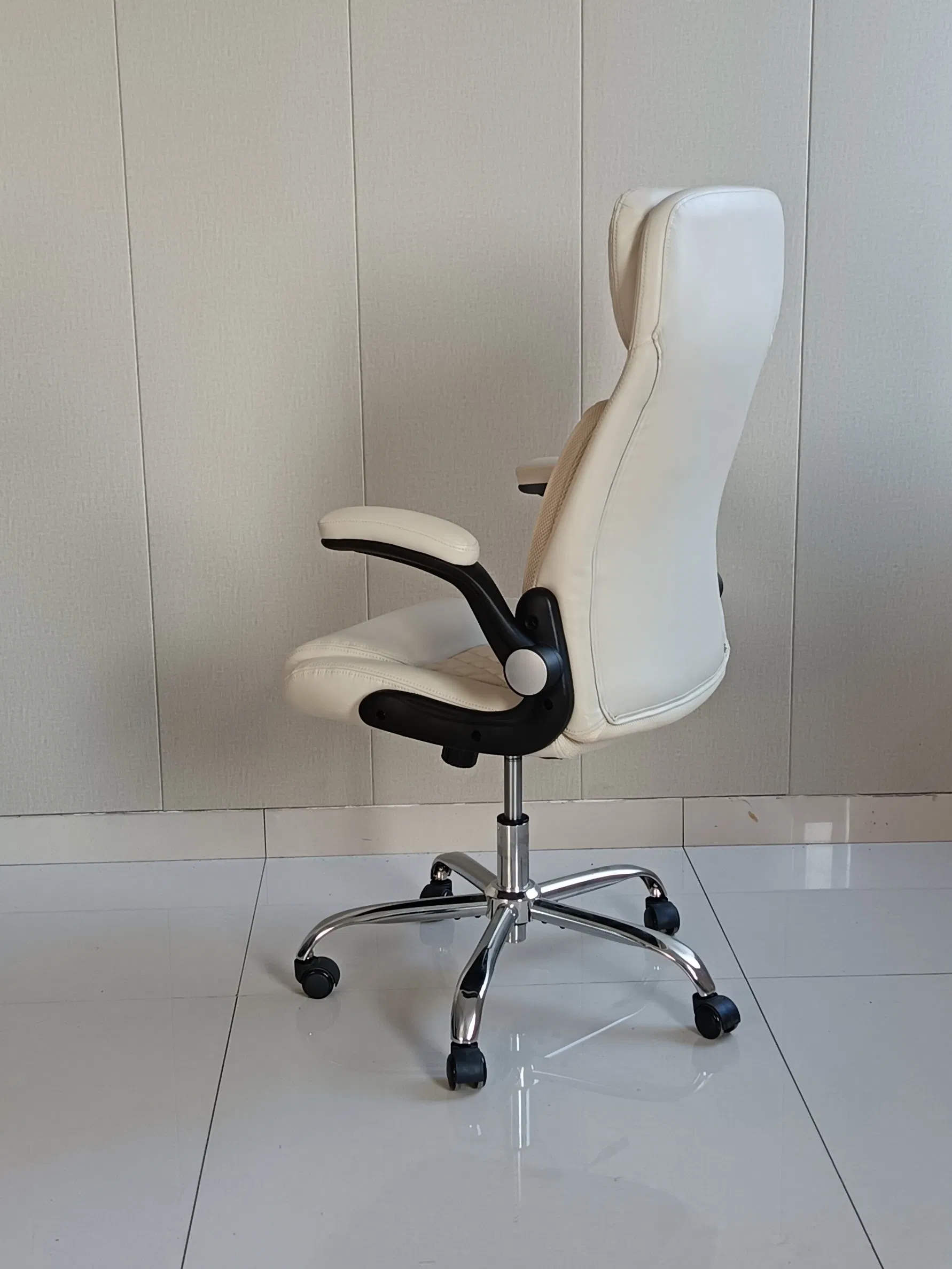 Modern Ergonomic Leather Task Chair with Adjustable Height