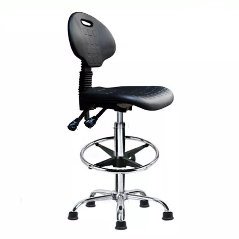 Mobile Hospital Furniture Chair Height Adjustable Medical Nurse Stool with Wheels