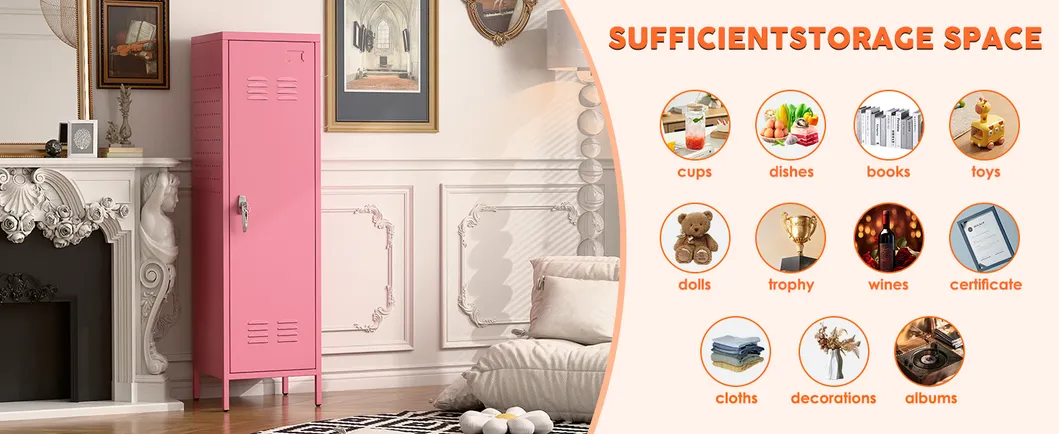 Steel Single Door Metal Storage Locker