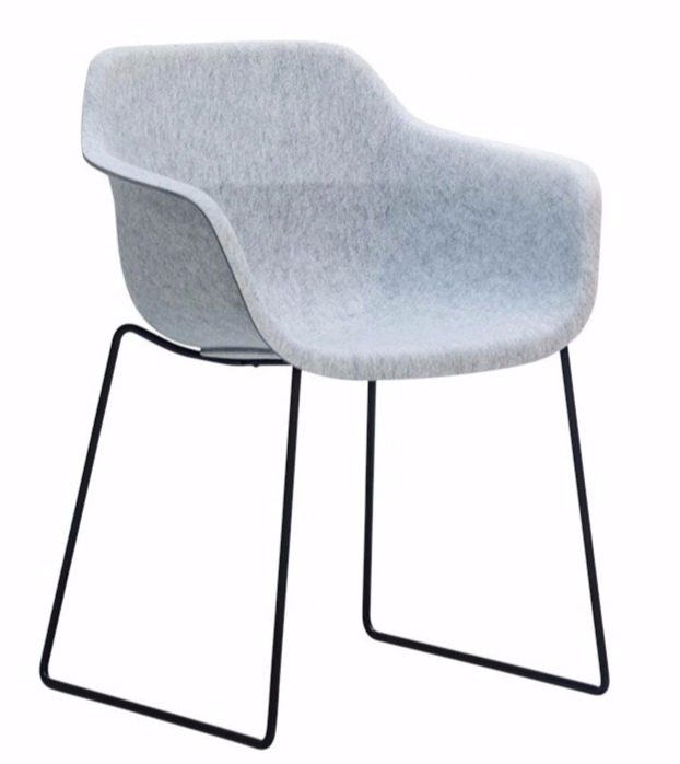 Modern Furniture Armless Stackable Training Stool for Office Visitors Open Meeting Room