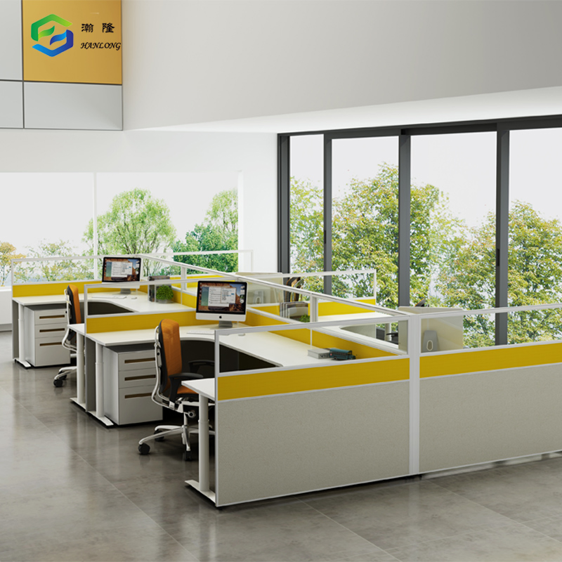 Collaborative Workspace Table Partition Modular Office Workstation Desks