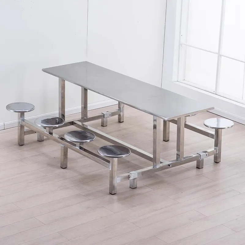 Stainless Steel School Canteen Dining Table 7