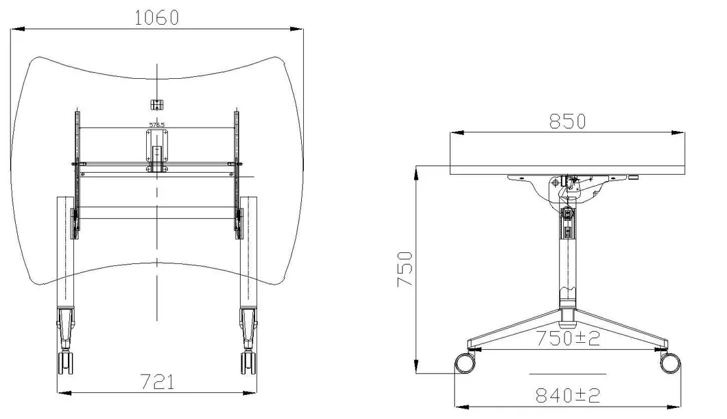Folding Furniture Dimension