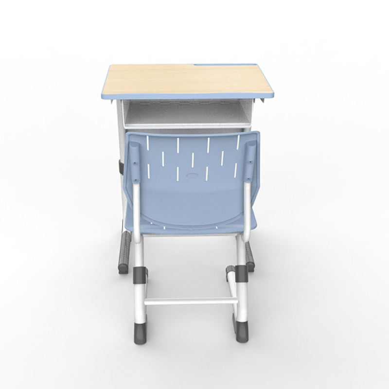 Factory Price Supplying Adjustable Height Single Student Desk with Chair School Furniture