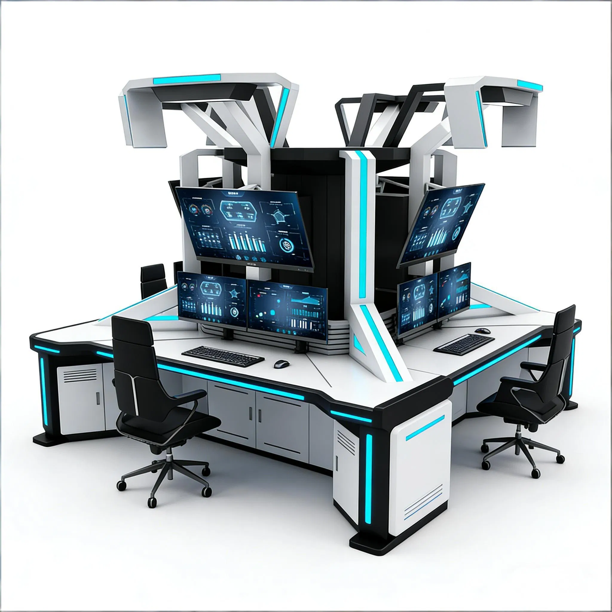 Kehua Fuwei Efficient Control Room Furniture for Custom Office Workspaces