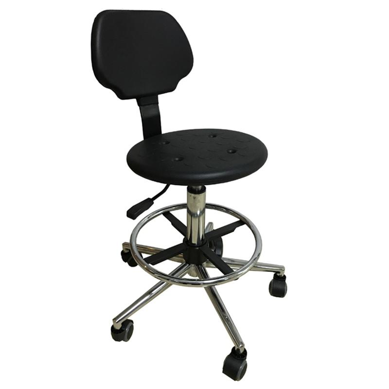 Integral Skin Foam Lab Stool Swiveling Chair Adjustable Dental Lab
