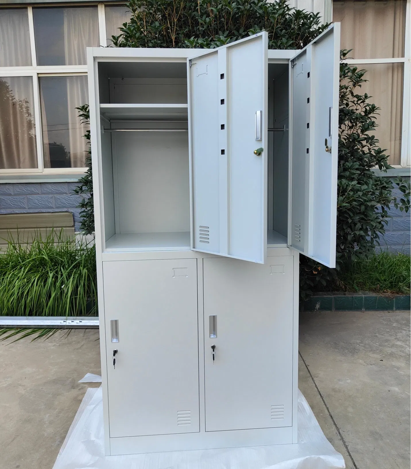 Metal Storage Cabinet Employee Steel Locker Office Home Metal File Locker for School Dormitory