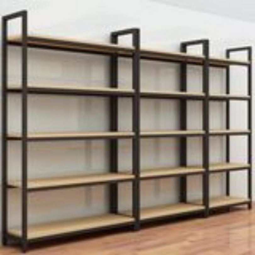 Good Quality Double Side Bookshelf Steel Library Furniture