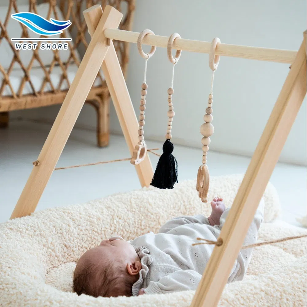 Montessori Baby Gym Encouraging Grasping, Reaching, and Tummy Time Play