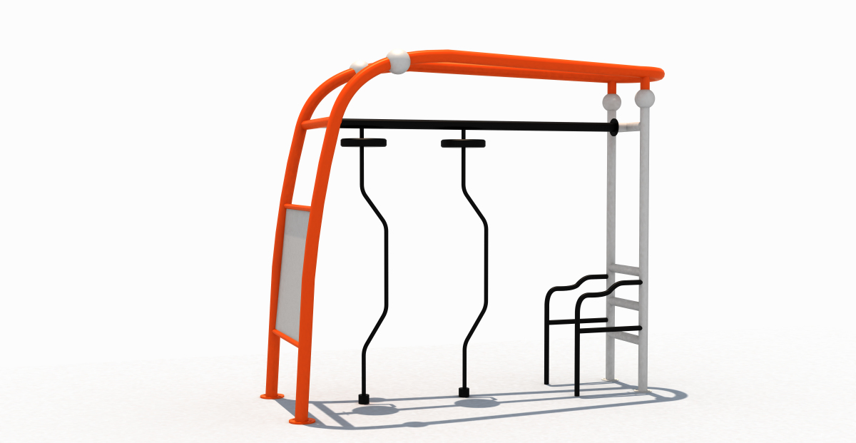 Durable Plastic Seesaw with Antiskid Design for Outdoor Play