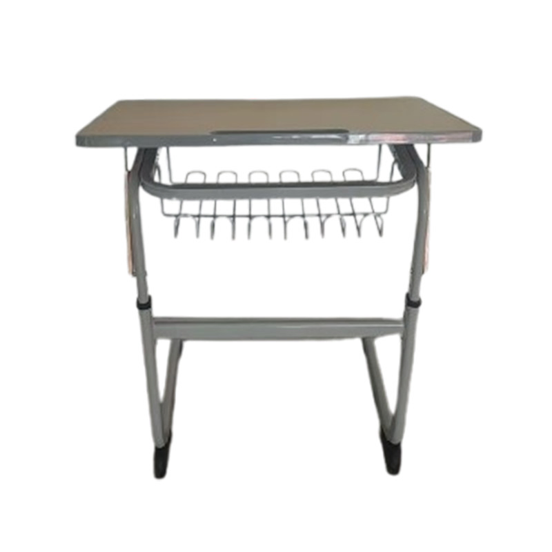 Height Adjustable School Desk School Furniture Single Classroom Student Desk