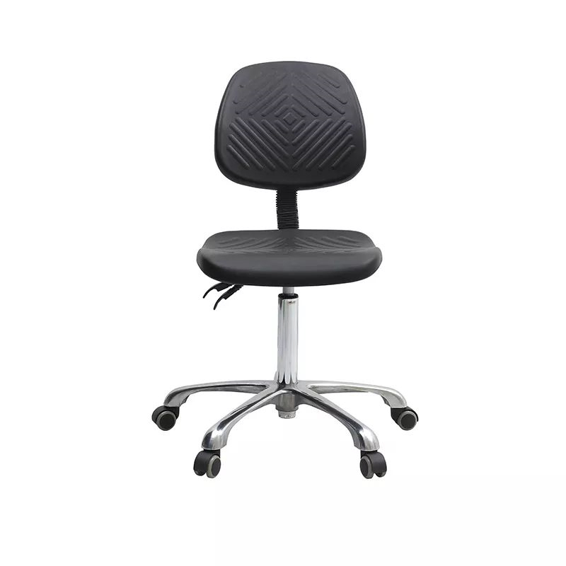 PU Adjustable Leather Antistatic ESD Laboratory Chair Lab Stools with Wheels for Workstation